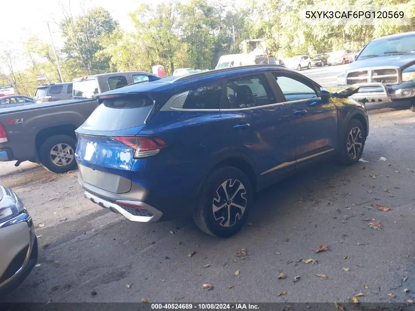 2023 Kia Sportage Ex VIN: 5XYK3CAF6PG120569 Lot: 40524689