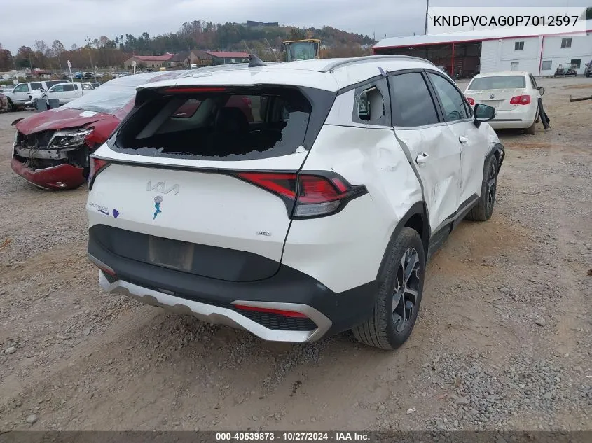 2023 Kia Sportage Hybrid Ex VIN: KNDPVCAG0P7012597 Lot: 40539873