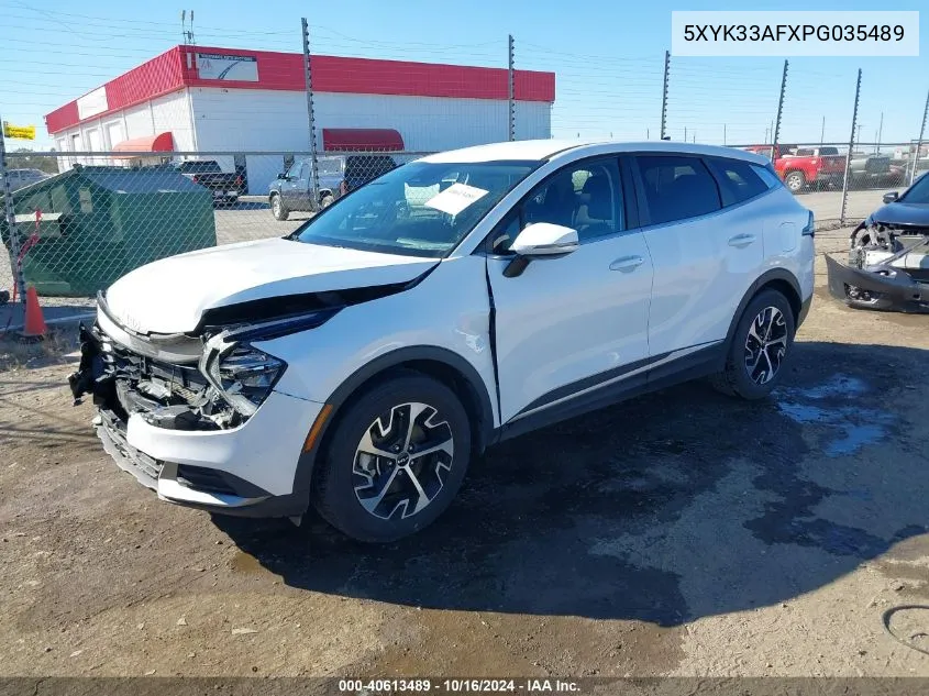 2023 Kia Sportage Ex VIN: 5XYK33AFXPG035489 Lot: 40613489