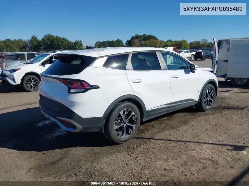 2023 Kia Sportage Ex VIN: 5XYK33AFXPG035489 Lot: 40613489