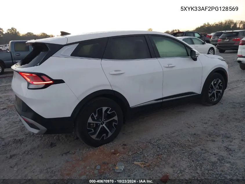 2023 Kia Sportage Ex VIN: 5XYK33AF2PG128569 Lot: 40670970