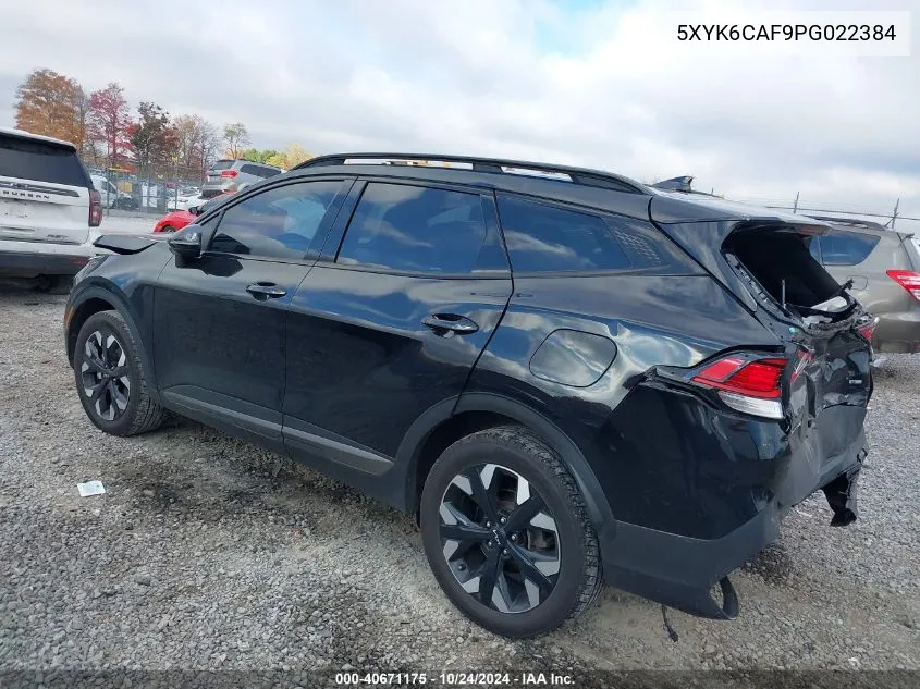 2023 Kia Sportage X-Line VIN: 5XYK6CAF9PG022384 Lot: 40671175