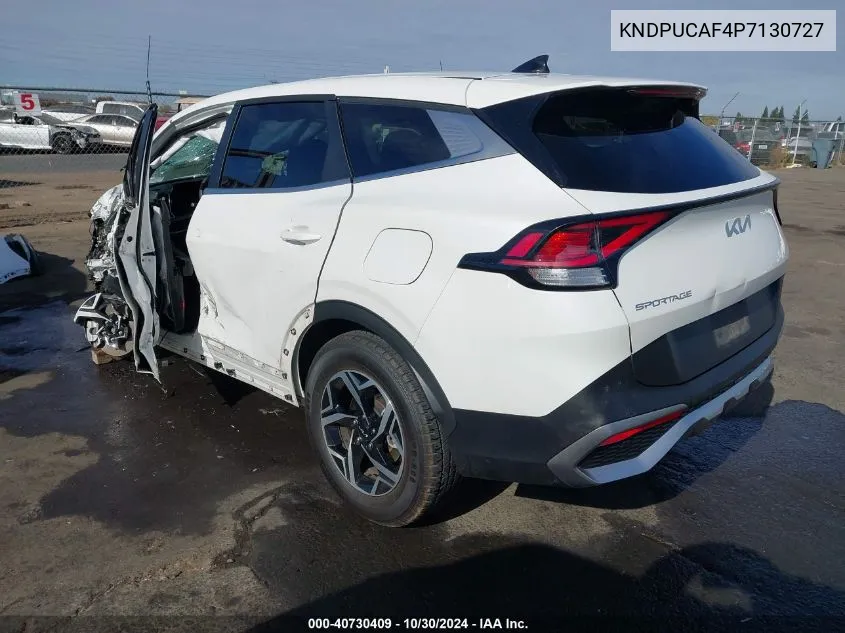 2023 Kia Sportage Lx VIN: KNDPUCAF4P7130727 Lot: 40730409