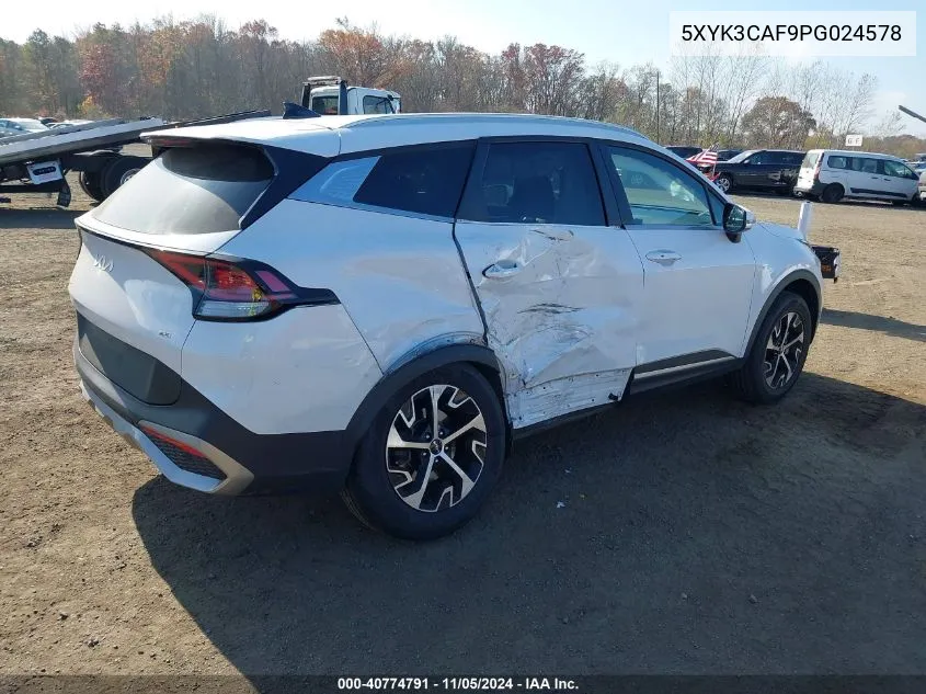 2023 Kia Sportage Ex VIN: 5XYK3CAF9PG024578 Lot: 40774791