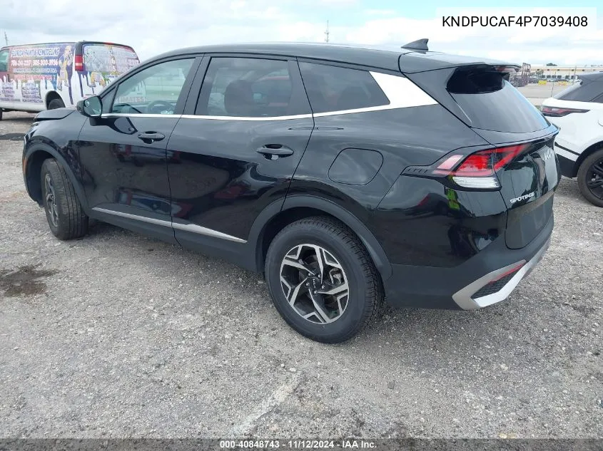 2023 Kia Sportage Lx VIN: KNDPUCAF4P7039408 Lot: 40848743