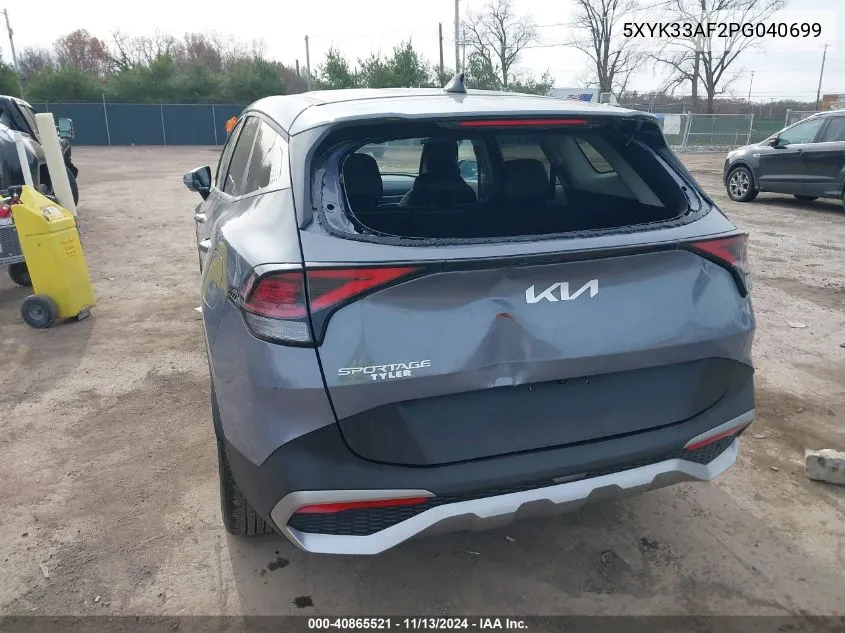 2023 Kia Sportage Ex VIN: 5XYK33AF2PG040699 Lot: 40865521