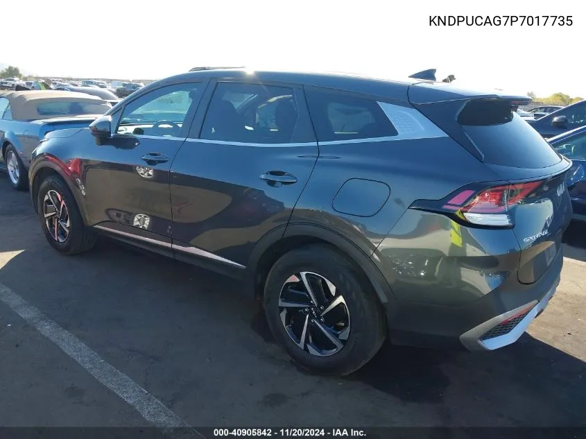 2023 Kia Sportage Hybrid Lx VIN: KNDPUCAG7P7017735 Lot: 40905842