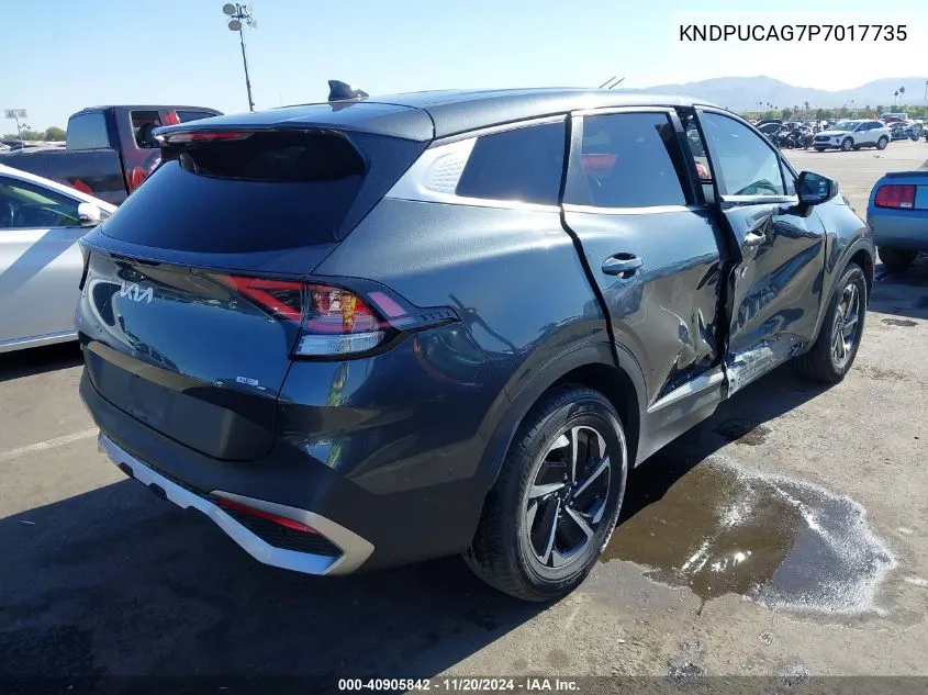 2023 Kia Sportage Hybrid Lx VIN: KNDPUCAG7P7017735 Lot: 40905842