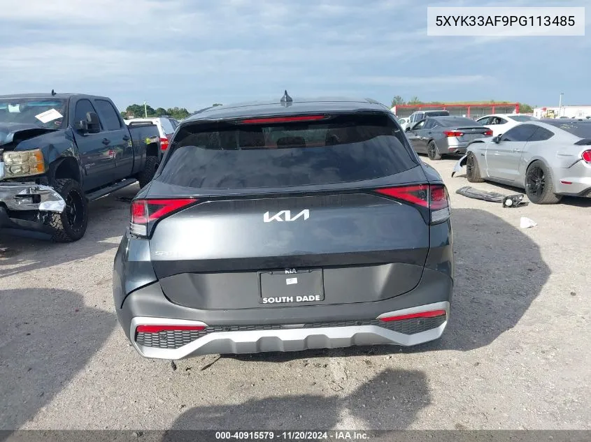 2023 Kia Sportage Ex VIN: 5XYK33AF9PG113485 Lot: 40915579