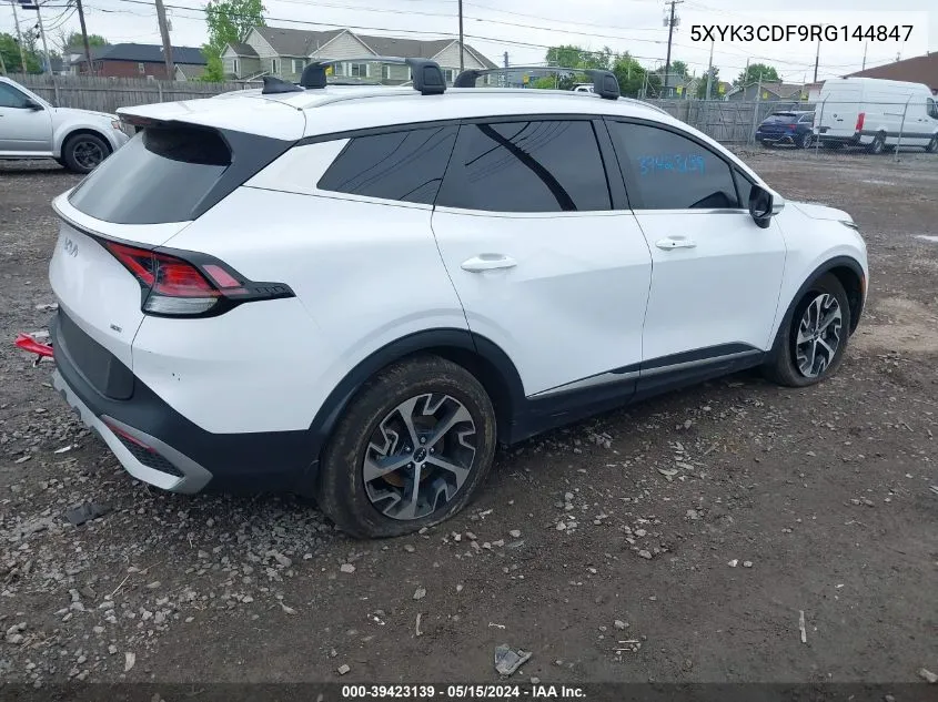 5XYK3CDF9RG144847 2024 Kia Sportage Ex