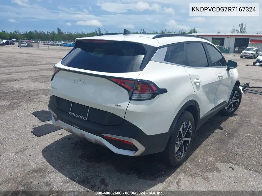 KNDPVCDG7R7167324 2024 Kia Sportage Ex