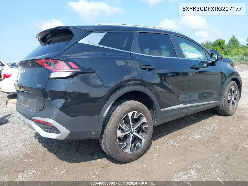 5XYK3CDFXRG207177 2024 Kia Sportage Ex