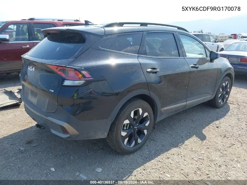 5XYK6CDF9RG170078 2024 Kia Sportage X-Line