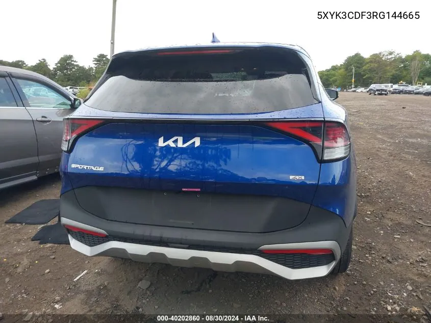 5XYK3CDF3RG144665 2024 Kia Sportage Ex