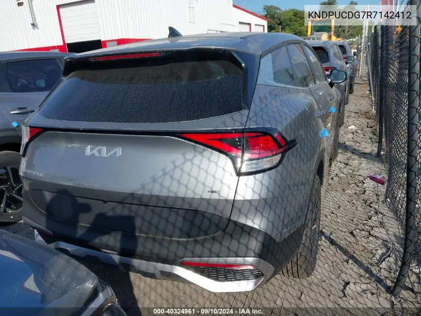 KNDPUCDG7R7142412 2024 Kia Sportage Hybrid Lx