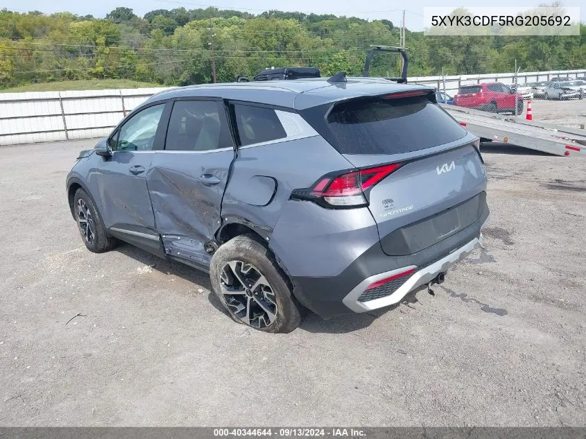 5XYK3CDF5RG205692 2024 Kia Sportage Ex