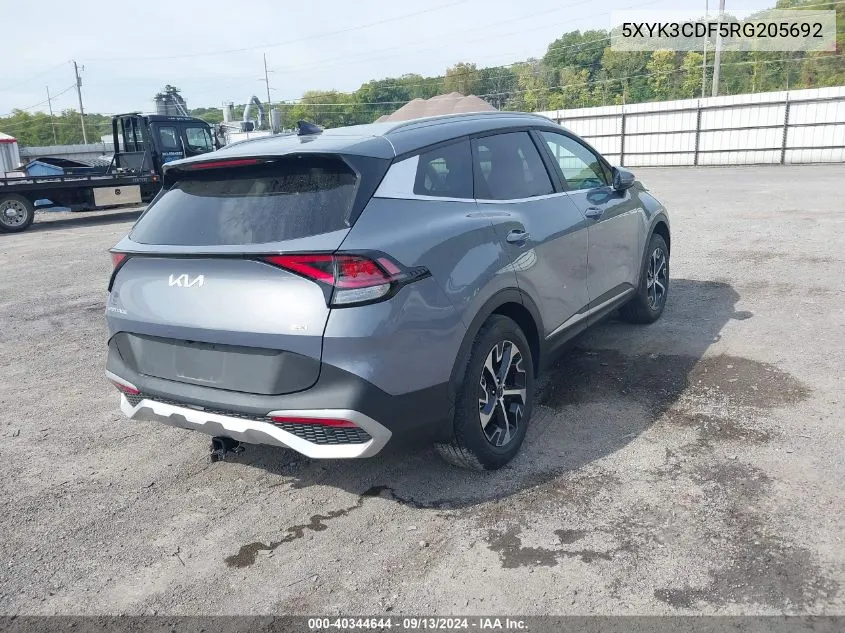 5XYK3CDF5RG205692 2024 Kia Sportage Ex