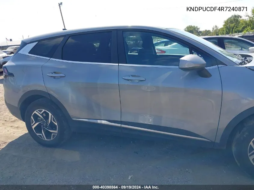 KNDPUCDF4R7240871 2024 Kia Sportage Lx