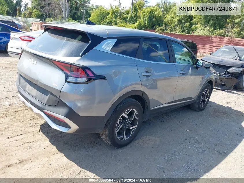 KNDPUCDF4R7240871 2024 Kia Sportage Lx