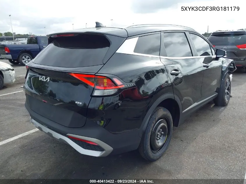 5XYK3CDF3RG181179 2024 Kia Sportage Ex