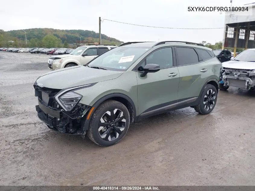 5XYK6CDF9RG180934 2024 Kia Sportage X-Line