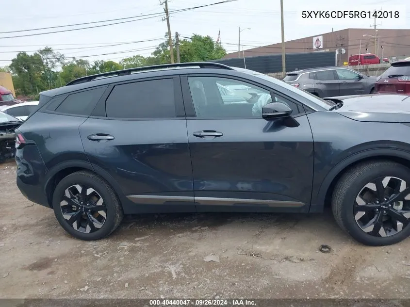 5XYK6CDF5RG142018 2024 Kia Sportage X-Line