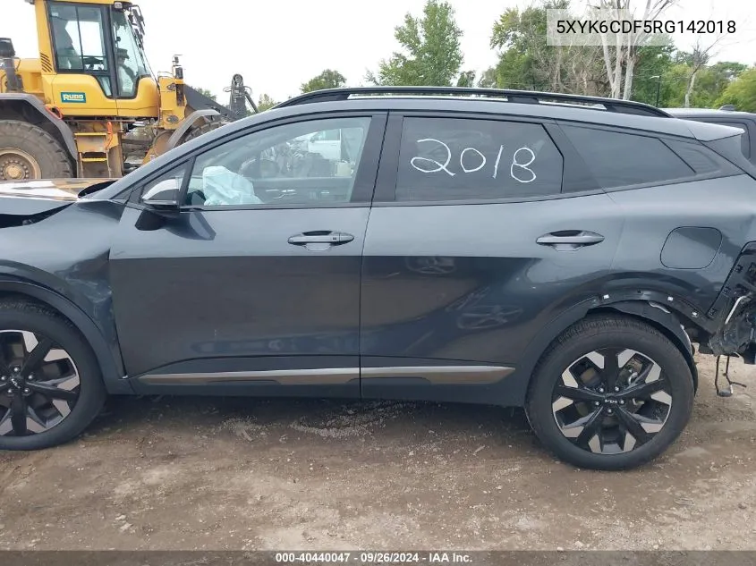 5XYK6CDF5RG142018 2024 Kia Sportage X-Line