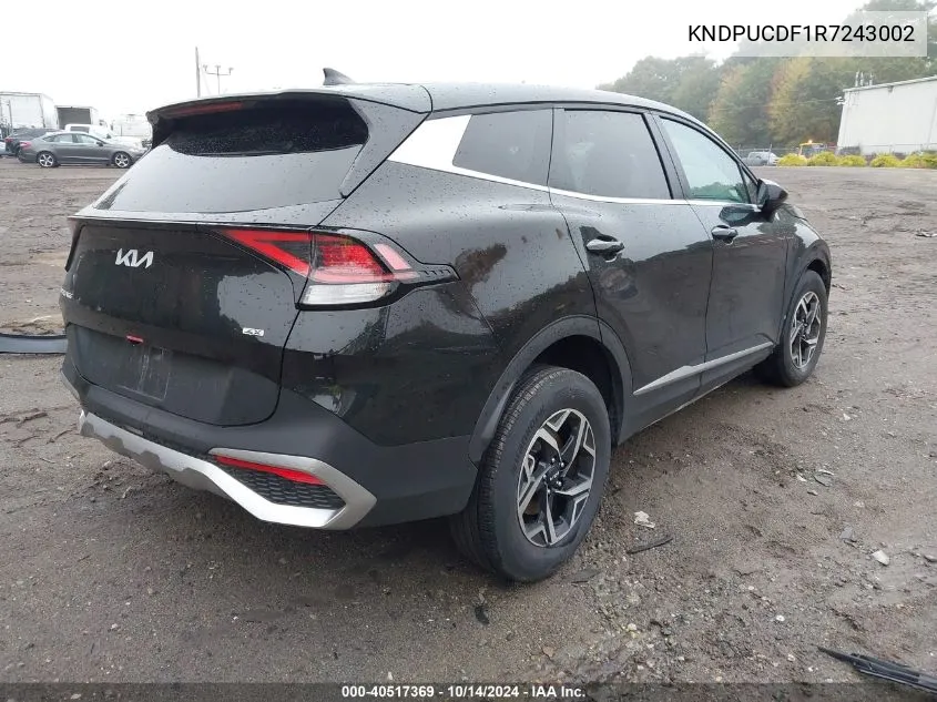 KNDPUCDF1R7243002 2024 Kia Sportage Lx