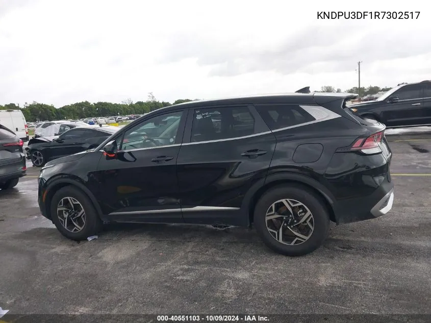 KNDPU3DF1R7302517 2024 Kia Sportage Lx