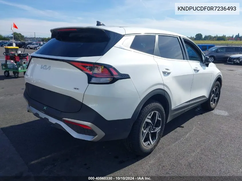 KNDPUCDF0R7236493 2024 Kia Sportage Lx