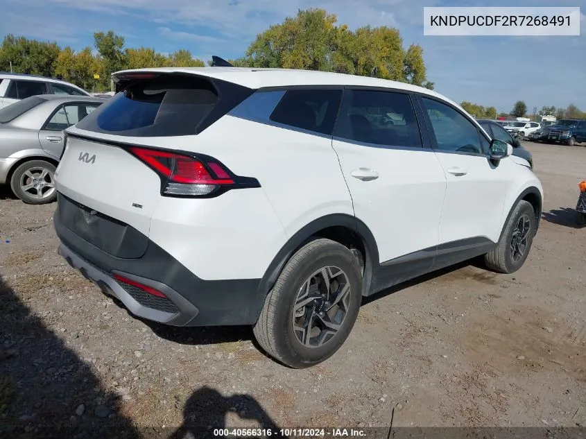 KNDPUCDF2R7268491 2024 Kia Sportage Lx