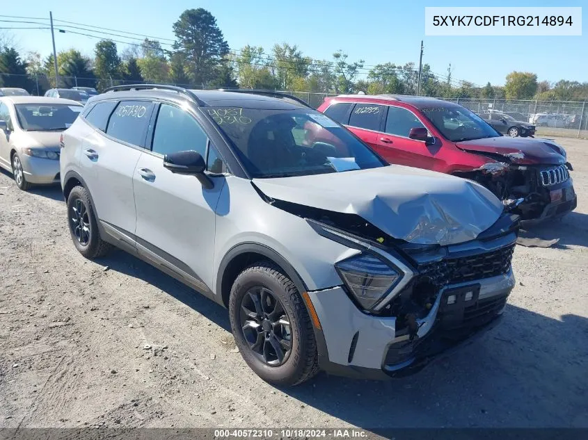 2024 Kia Sportage X-Pro Prestige VIN: 5XYK7CDF1RG214894 Lot: 40572310