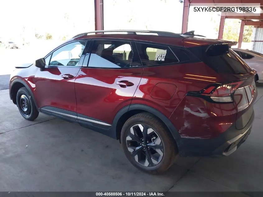 2024 Kia Sportage X-Line VIN: 5XYK6CDF2RG198336 Lot: 40588506