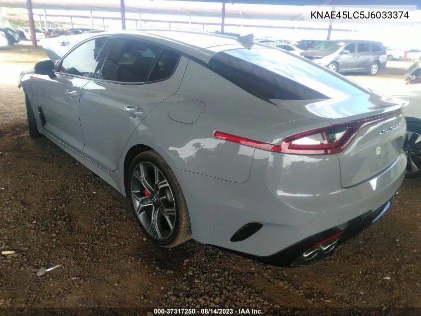 KNAE45LC5J6033374 2018 Kia Stinger Gt1