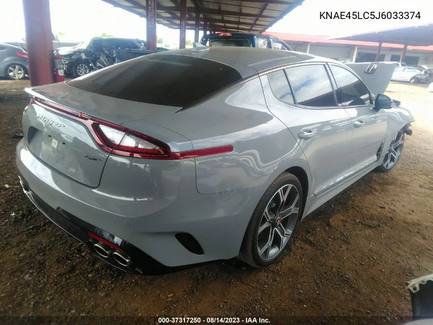 KNAE45LC5J6033374 2018 Kia Stinger Gt1