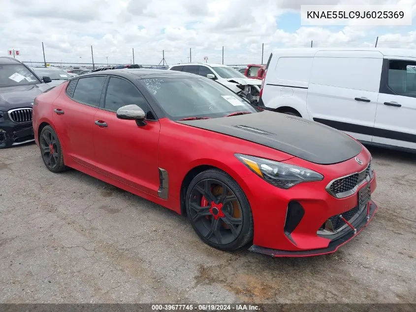 2018 Kia Stinger Gt2 VIN: KNAE55LC9J6025369 Lot: 39677745