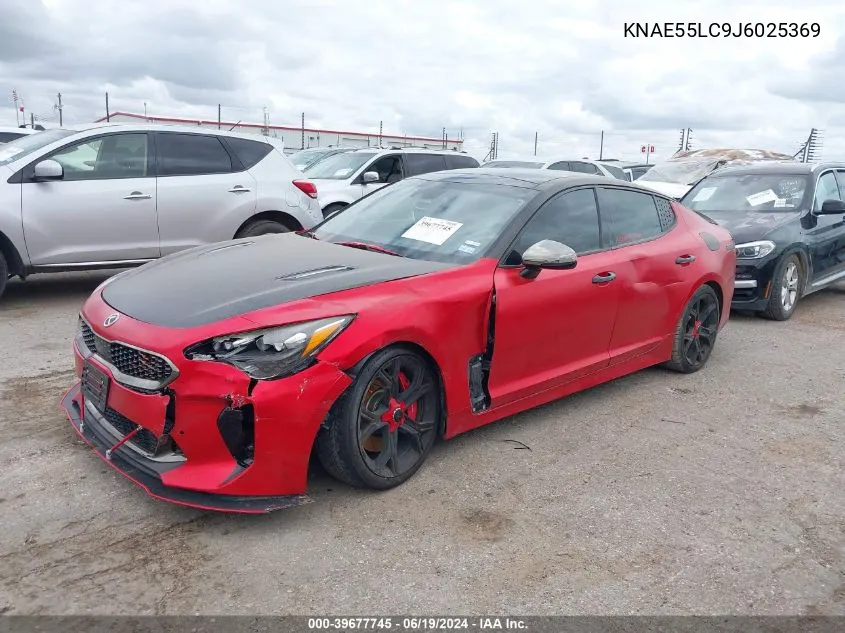 2018 Kia Stinger Gt2 VIN: KNAE55LC9J6025369 Lot: 39677745