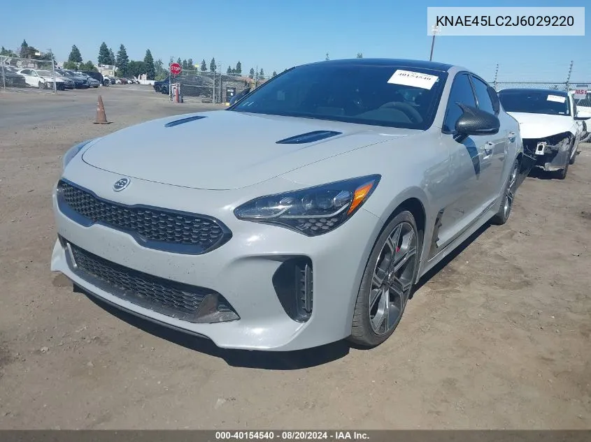 KNAE45LC2J6029220 2018 Kia Stinger Gt1