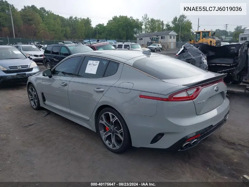 KNAE55LC7J6019036 2018 Kia Stinger Gt2