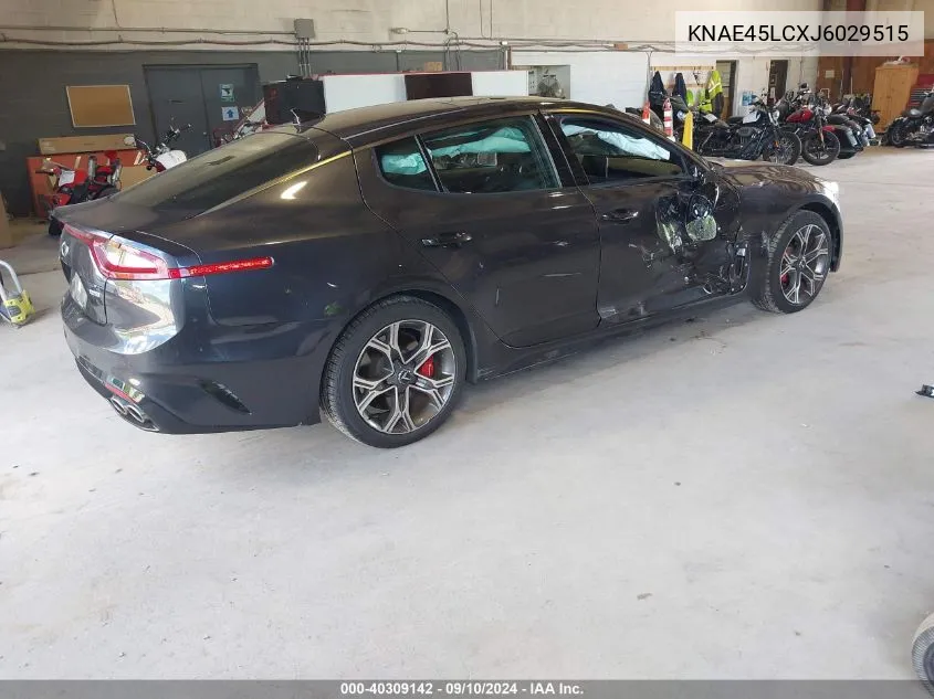 KNAE45LCXJ6029515 2018 Kia Stinger Gt1