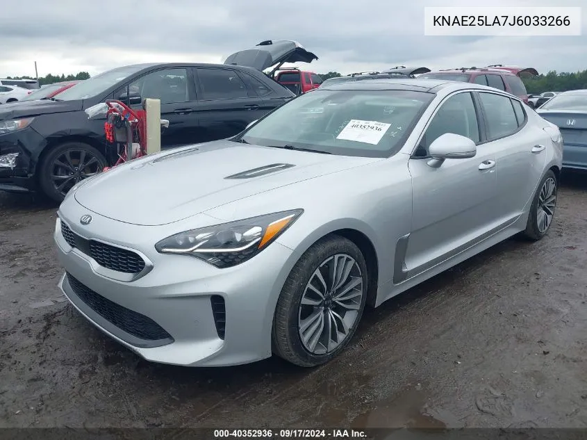 KNAE25LA7J6033266 2018 Kia Stinger Premium