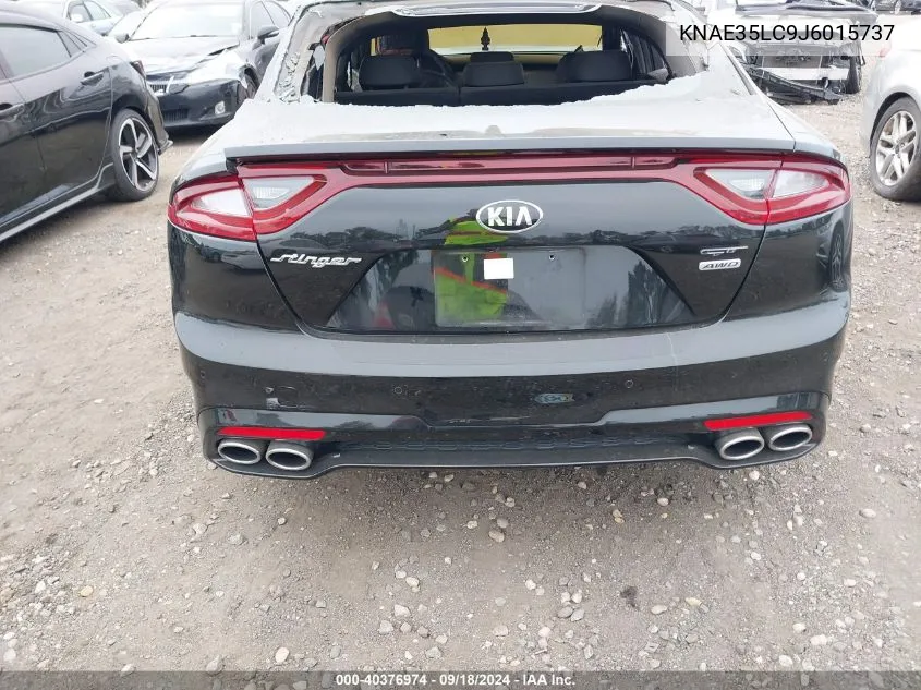 2018 Kia Stinger Gt VIN: KNAE35LC9J6015737 Lot: 40376974