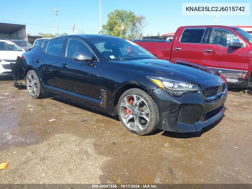 KNAE35LC2J6015742 2018 Kia Stinger Gt