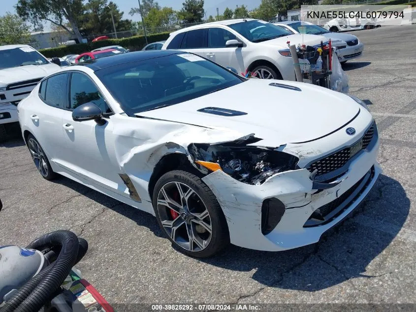 2020 Kia Stinger Gt2 VIN: KNAE55LC4L6079794 Lot: 39825292