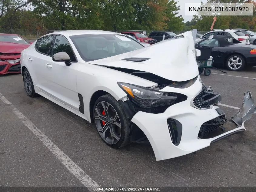 2020 Kia Stinger Gt VIN: KNAE35LC1L6082920 Lot: 40424030