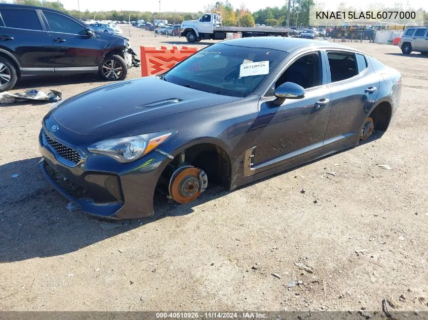 KNAE15LA5L6077000 2020 Kia Stinger Gt-Line