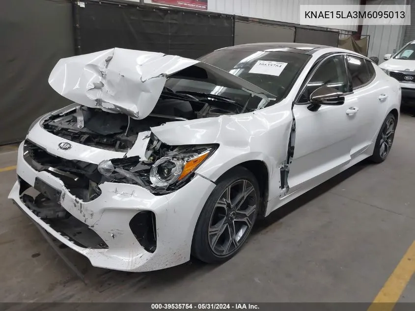 2021 Kia Stinger Gt-Line VIN: KNAE15LA3M6095013 Lot: 39535754