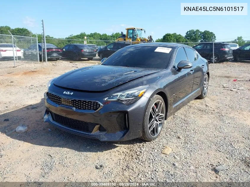 KNAE45LC5N6101517 2022 Kia Stinger Gt1