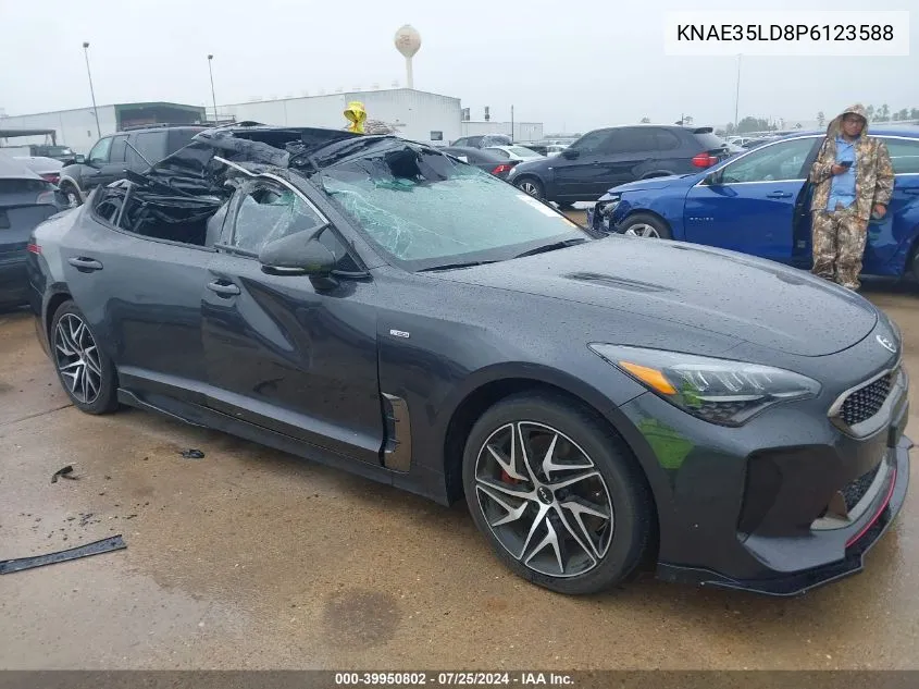 2023 Kia Stinger Gt-Line VIN: KNAE35LD8P6123588 Lot: 39950802