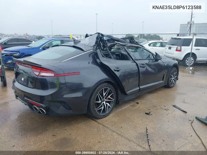 2023 Kia Stinger Gt-Line VIN: KNAE35LD8P6123588 Lot: 39950802